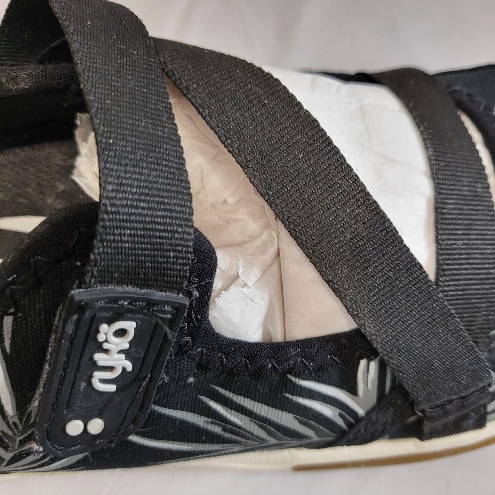 Ryka Kailee Slip On Adjustable Shoe Woman Size 8 Black Palm - Picture 6 of 8
